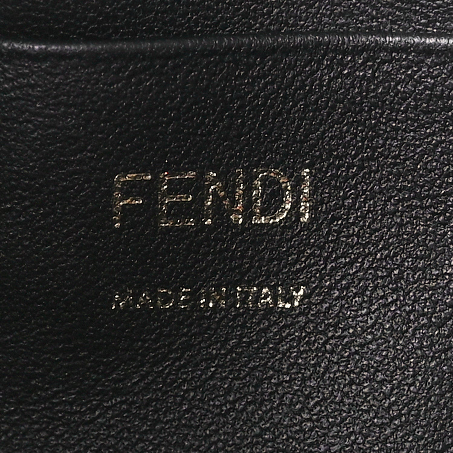 Fendi Nappa FF 1974 Embossed Mini Baguette Black 6 of 11