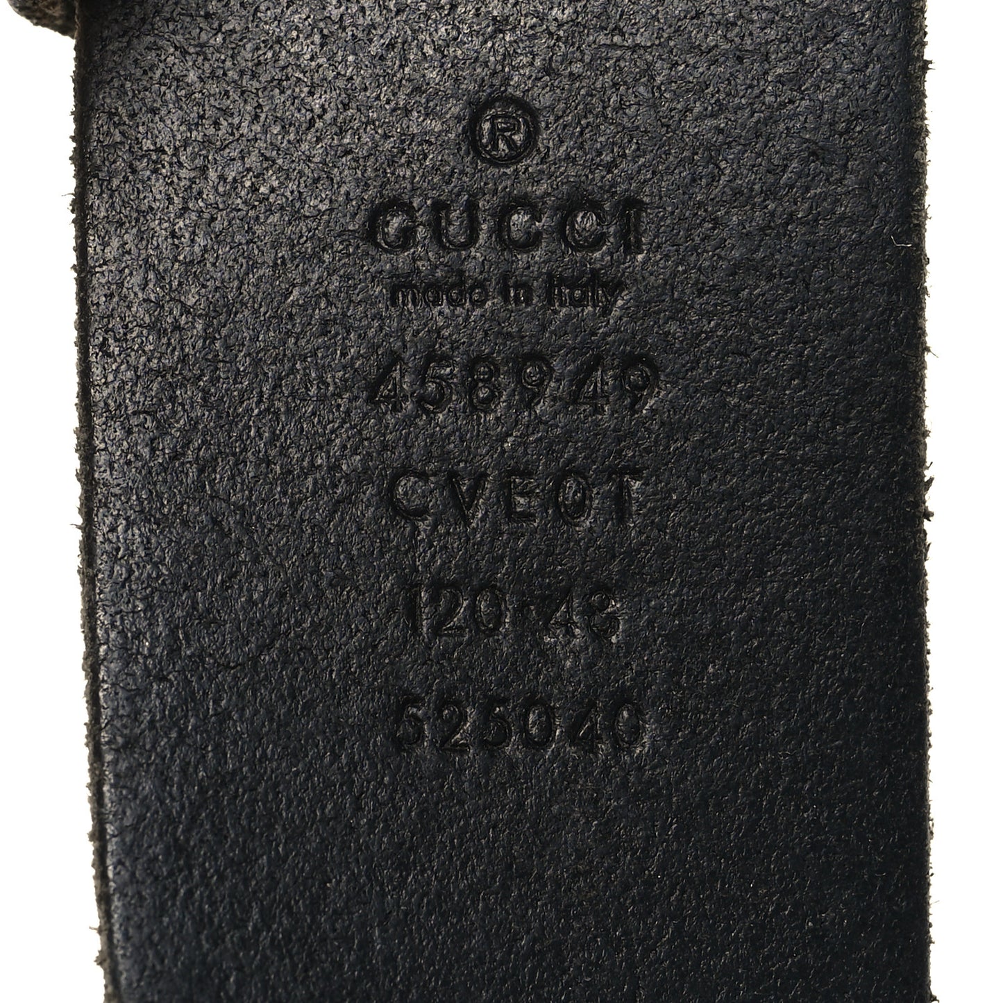 Faded Calfskin Snake Double G 40mm Belt 120 48 Black