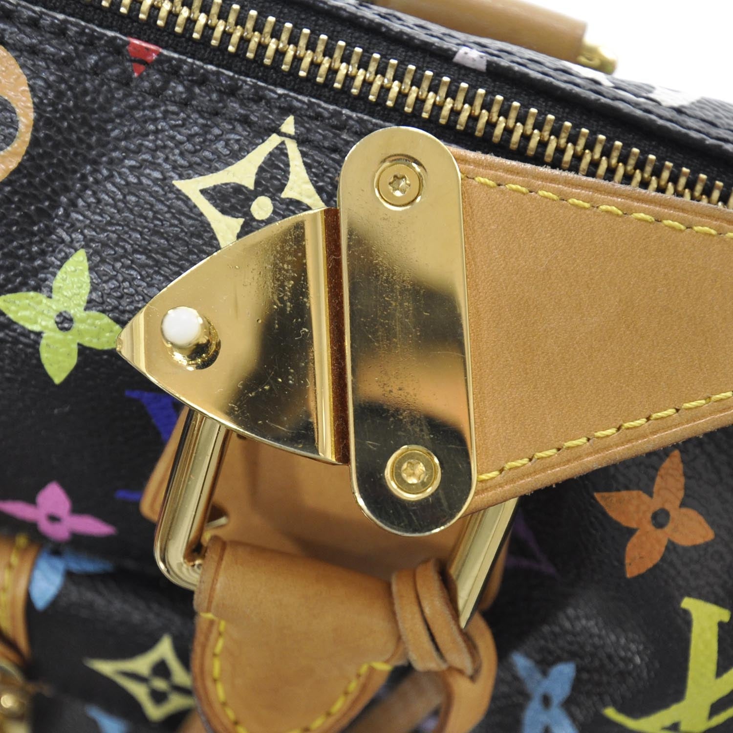 Louis Vuitton Monogram Multicolor Speedy 30 Black 9 of 9
