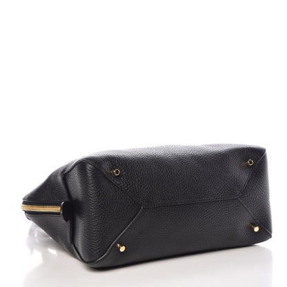 Burberry London Grainy Calfskin Small Greenwood Bowling Bag Black 5 of 13