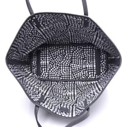 MCM Visetos Medium Reversible Shopper Tote Phantom Grey 9 of 16