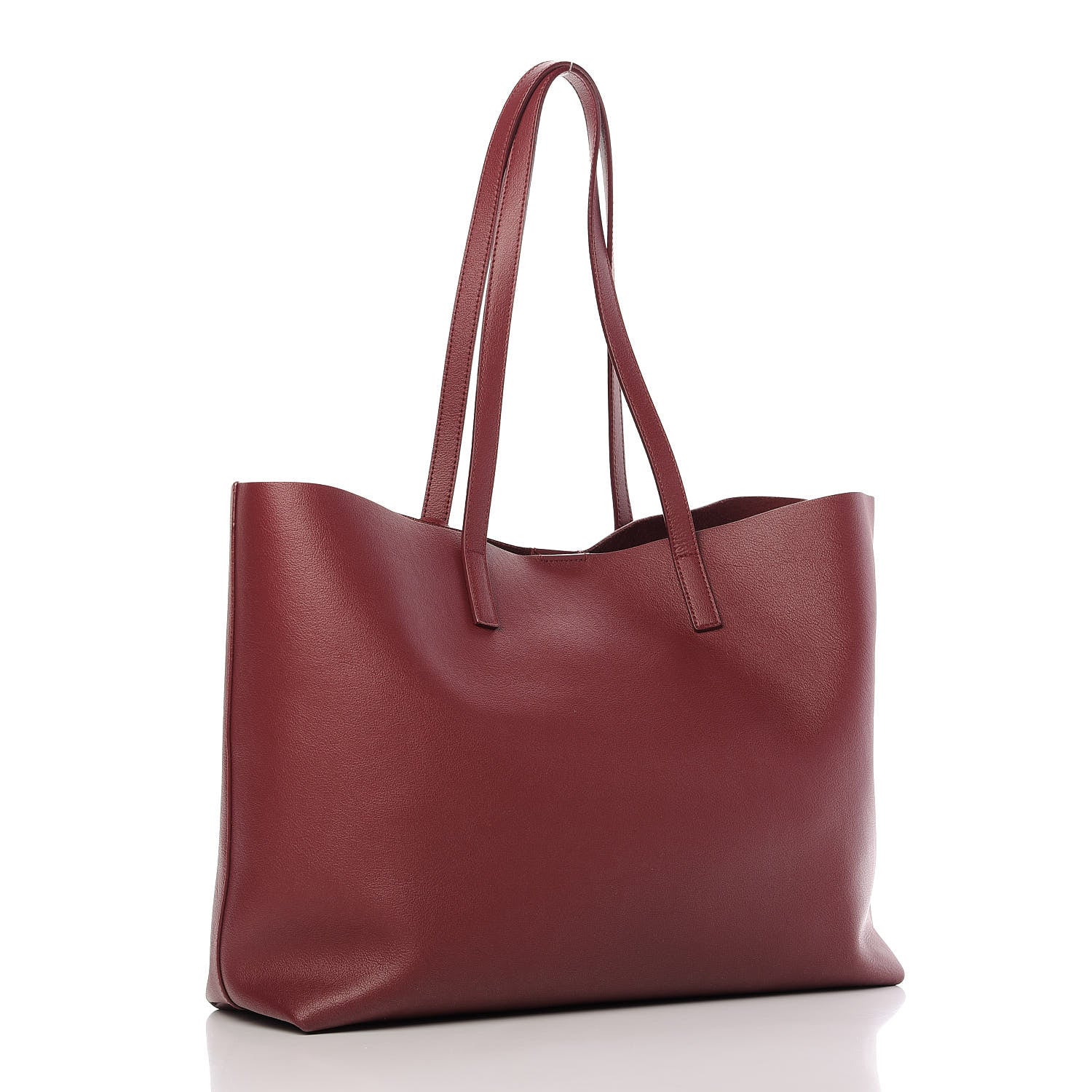 Saint Laurent Calfskin Large Shopping Tote Palissandre 2 of 9