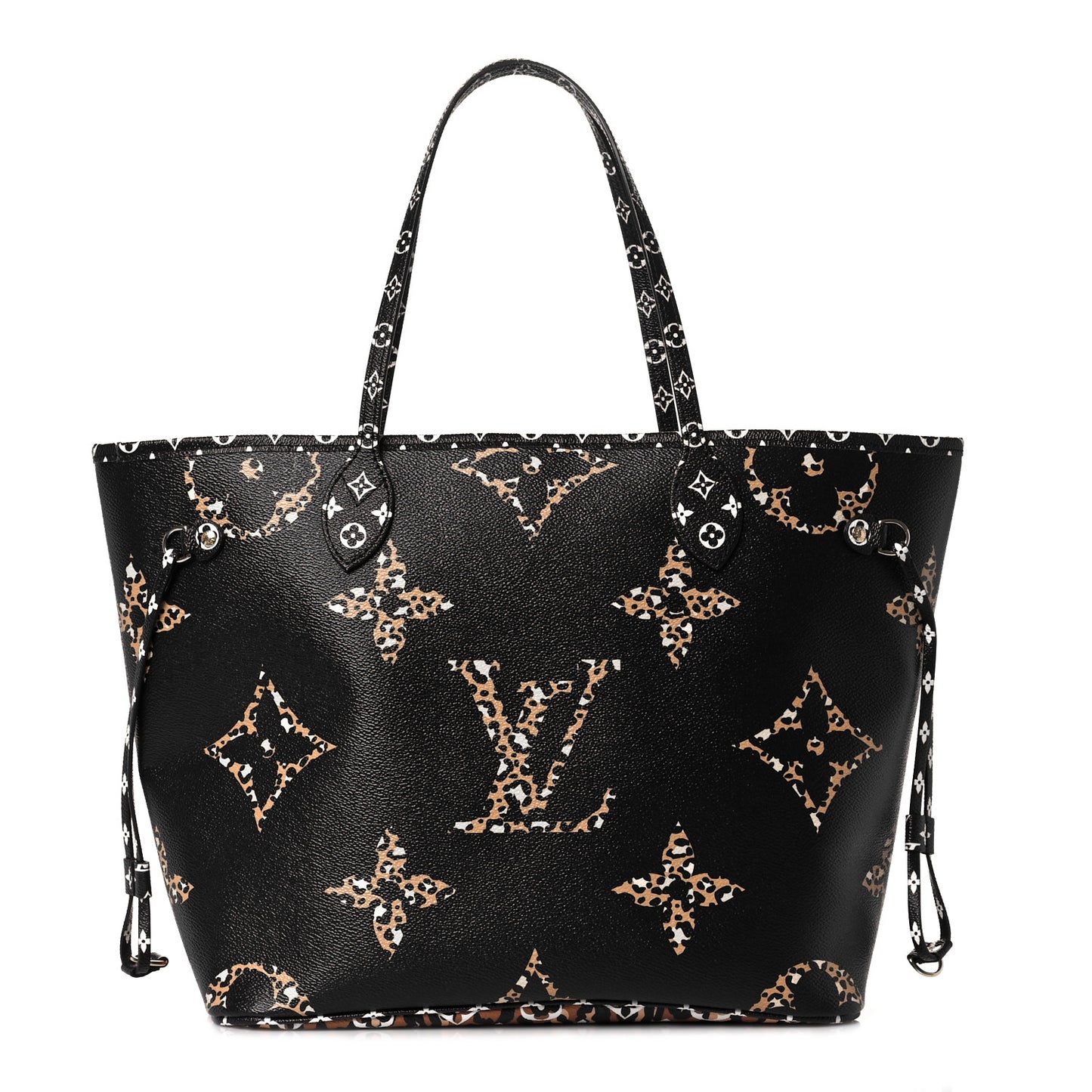 Monogram Giant Jungle Neverfull MM Black