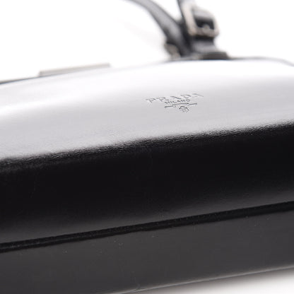 Prada Calfskin Top Lock Bag Nero Black 10 of 14