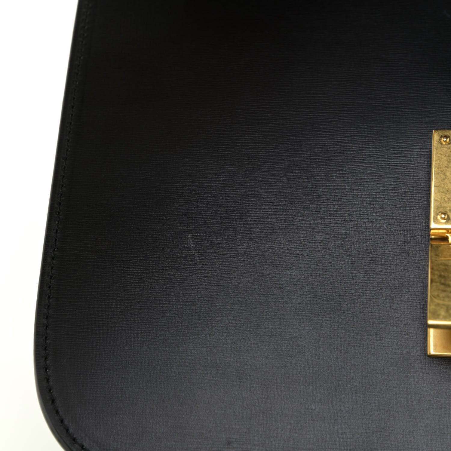 Celine Box Calfskin Medium Classic Box Flap Bag Black 13 of 14