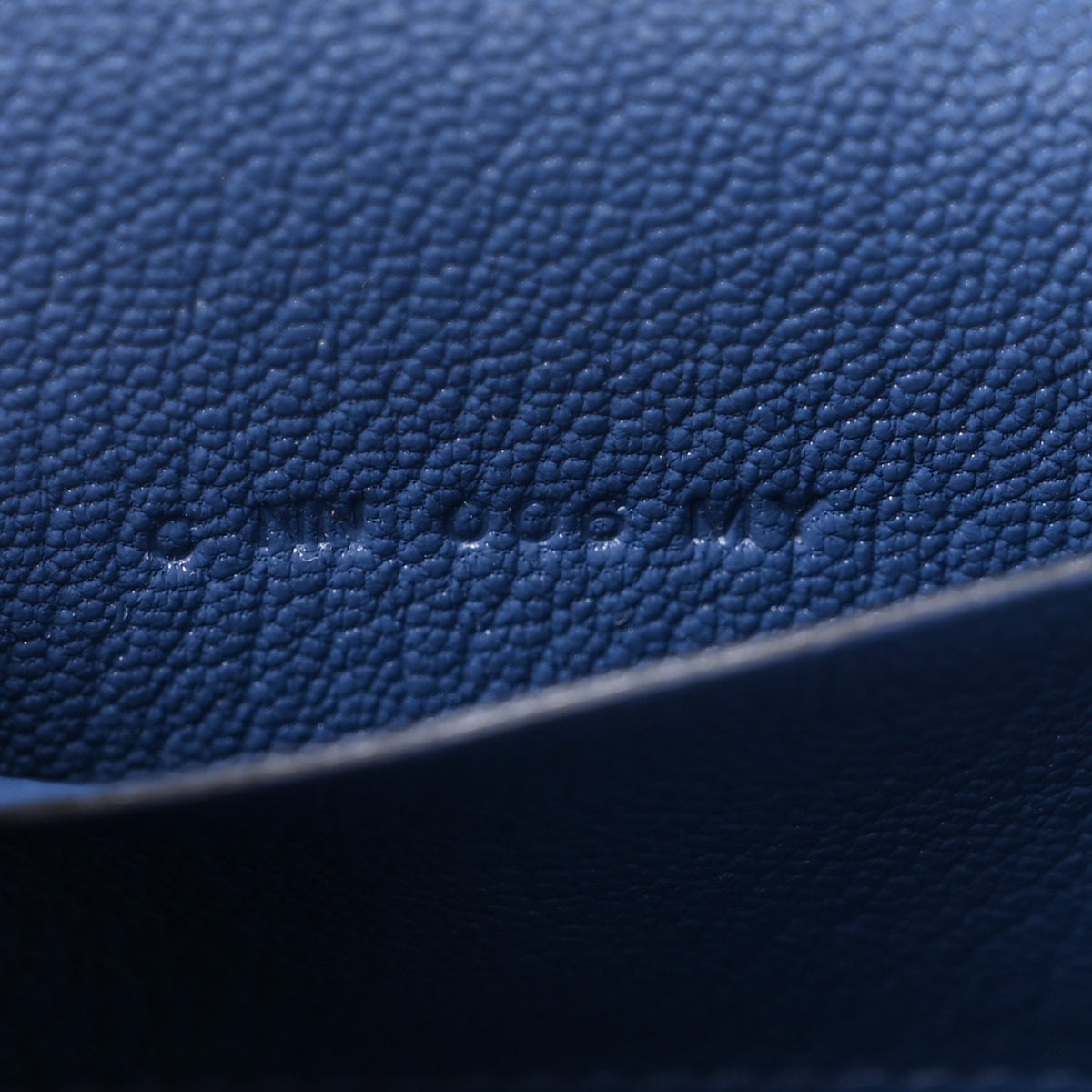 Chevre Mysore Enamel Mini Cinhetic Wallet  Bleu Brighton