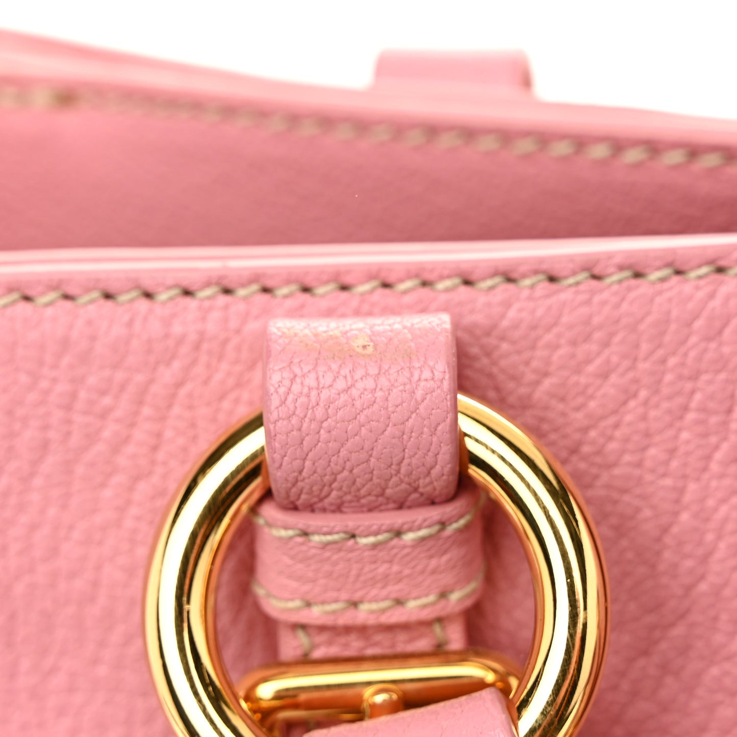 Goatskin Madras Shopping Tote Rosa Gemma