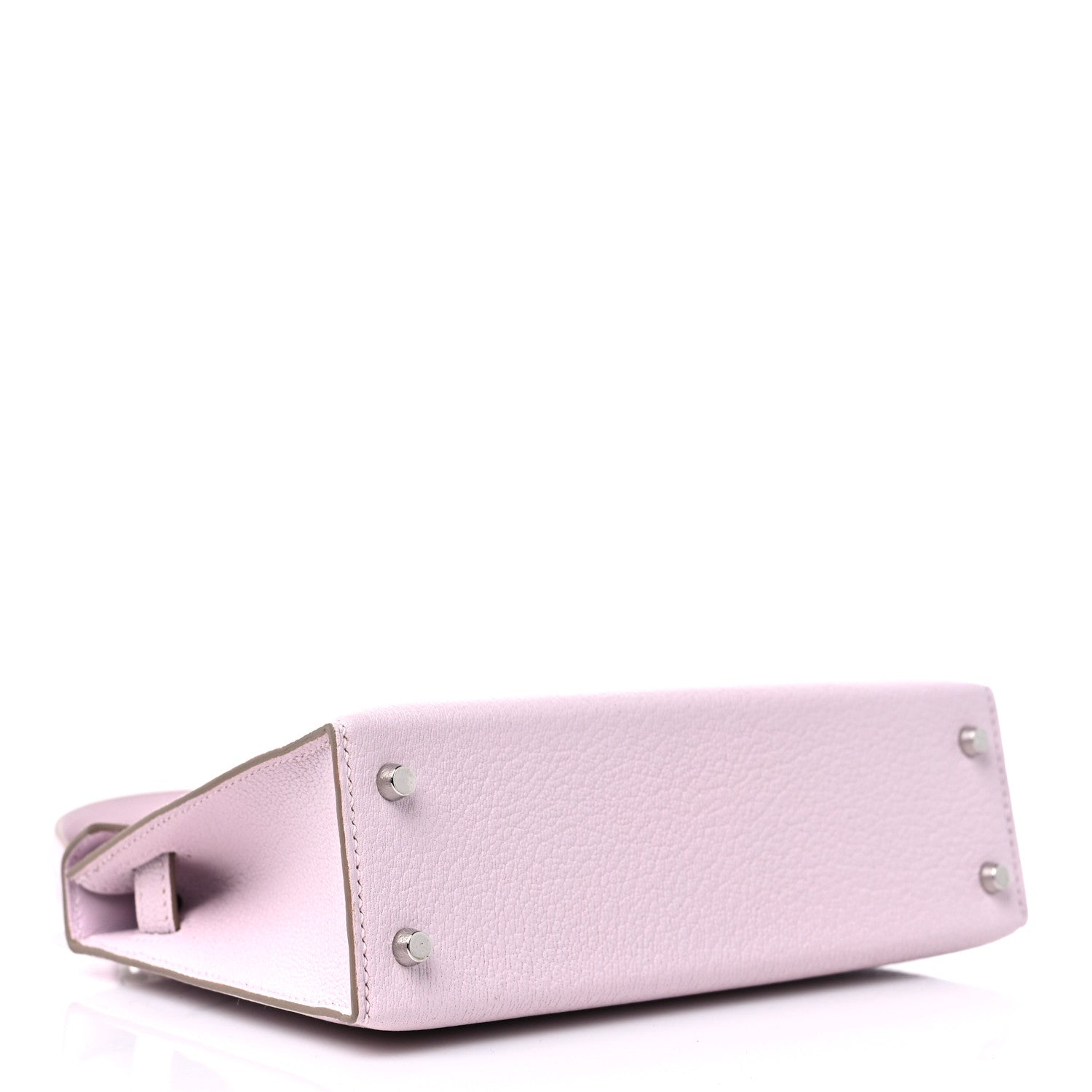 Hermes Chevre Mysore Mini Kelly Sellier 20 Mauve Pale Gold White 3 of 9