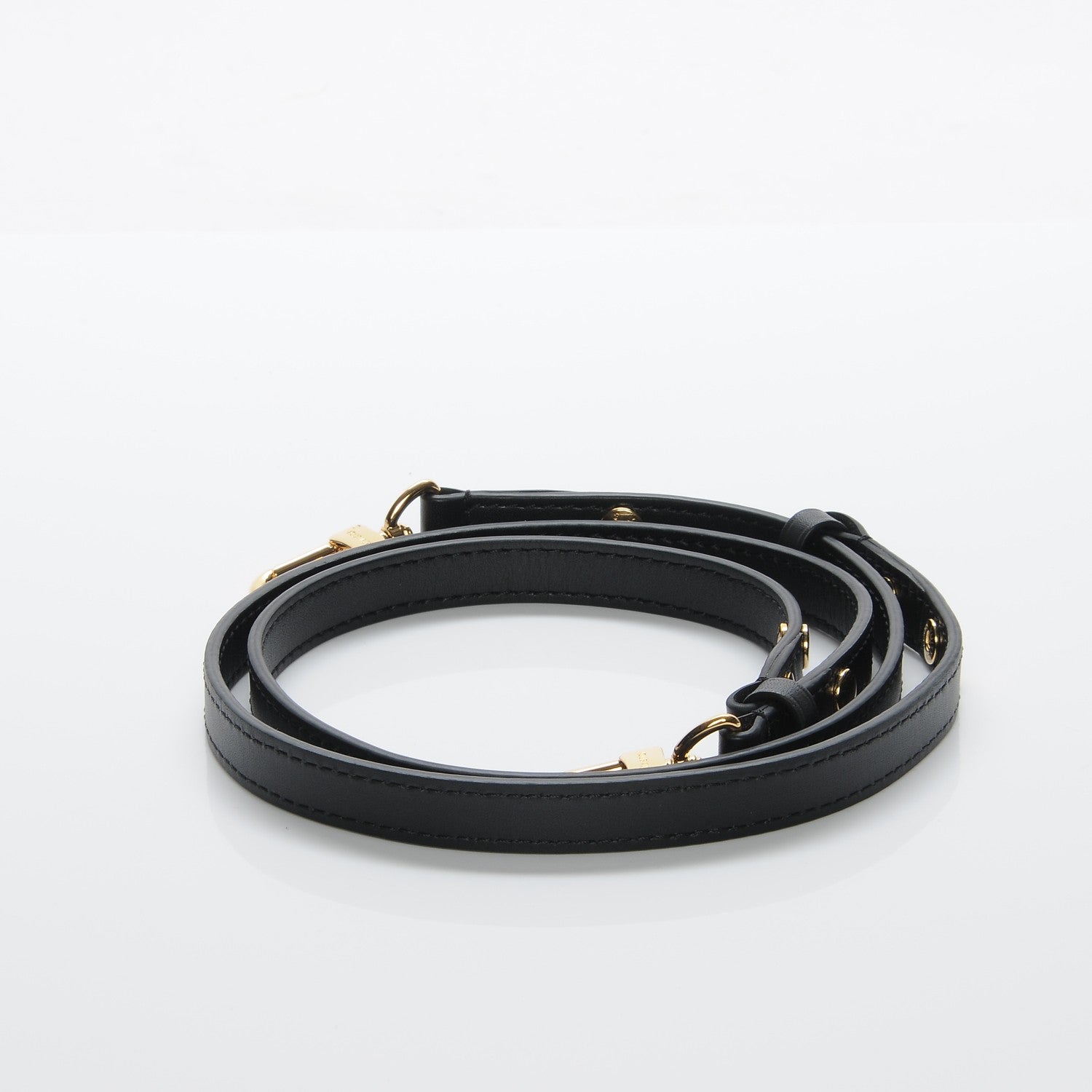 Louis Vuitton Calfskin Neonoe Shoulder Strap Black 3 of 4