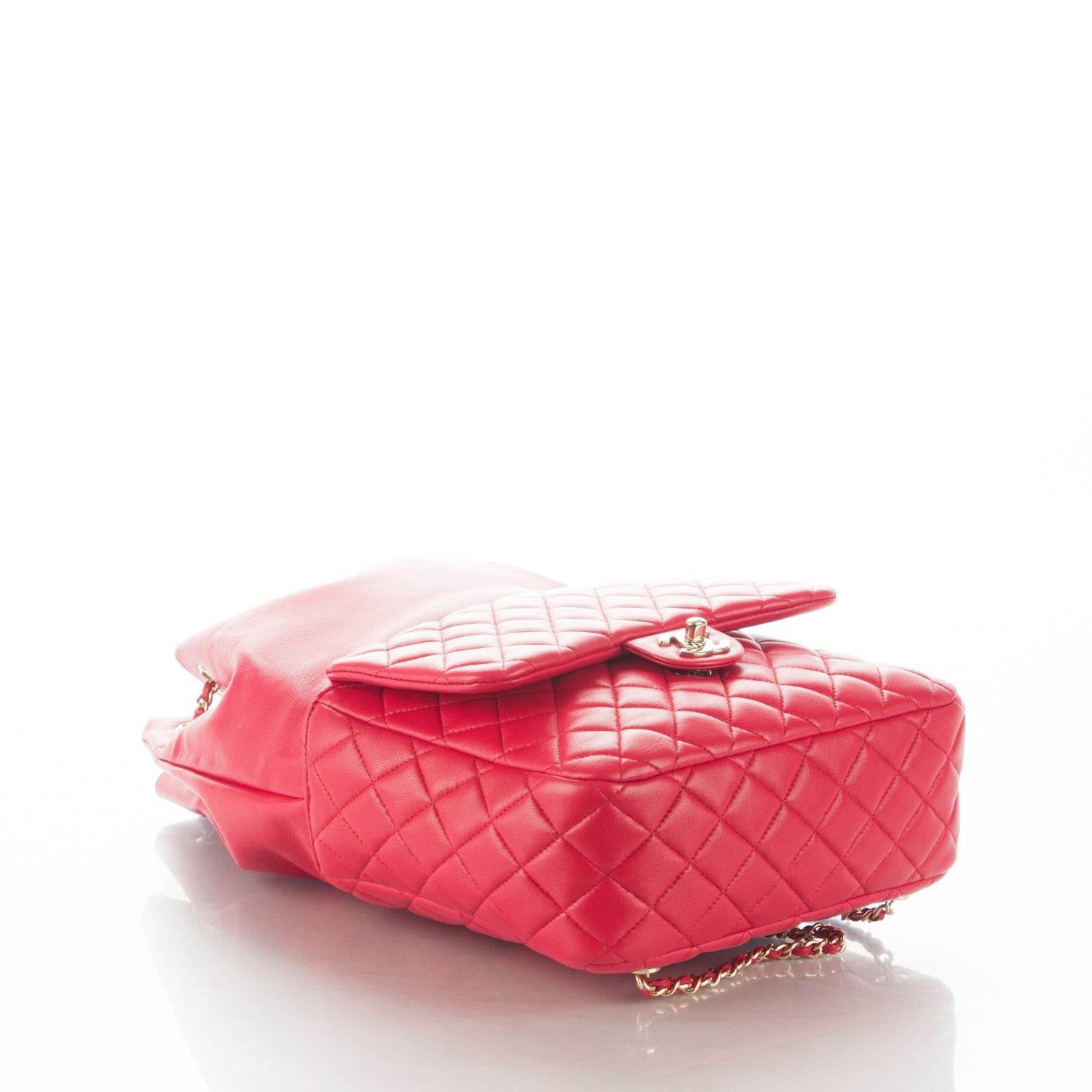 Chanel Lambskin Quilted Large In Seoul Backpack Red 4 of 7