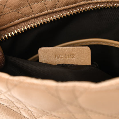 Christian Dior Coated Canvas Cannage Panarea Pouch Beige 7 of 7