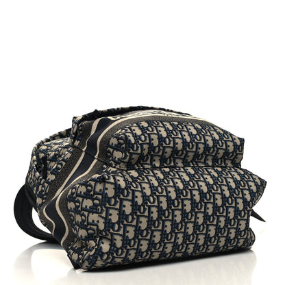 Christian Dior Oblique Diortravel Backpack Blue 3 of 8