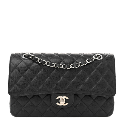 Chanel Caviar Quilted Medium Double Flap Black 1 of 11