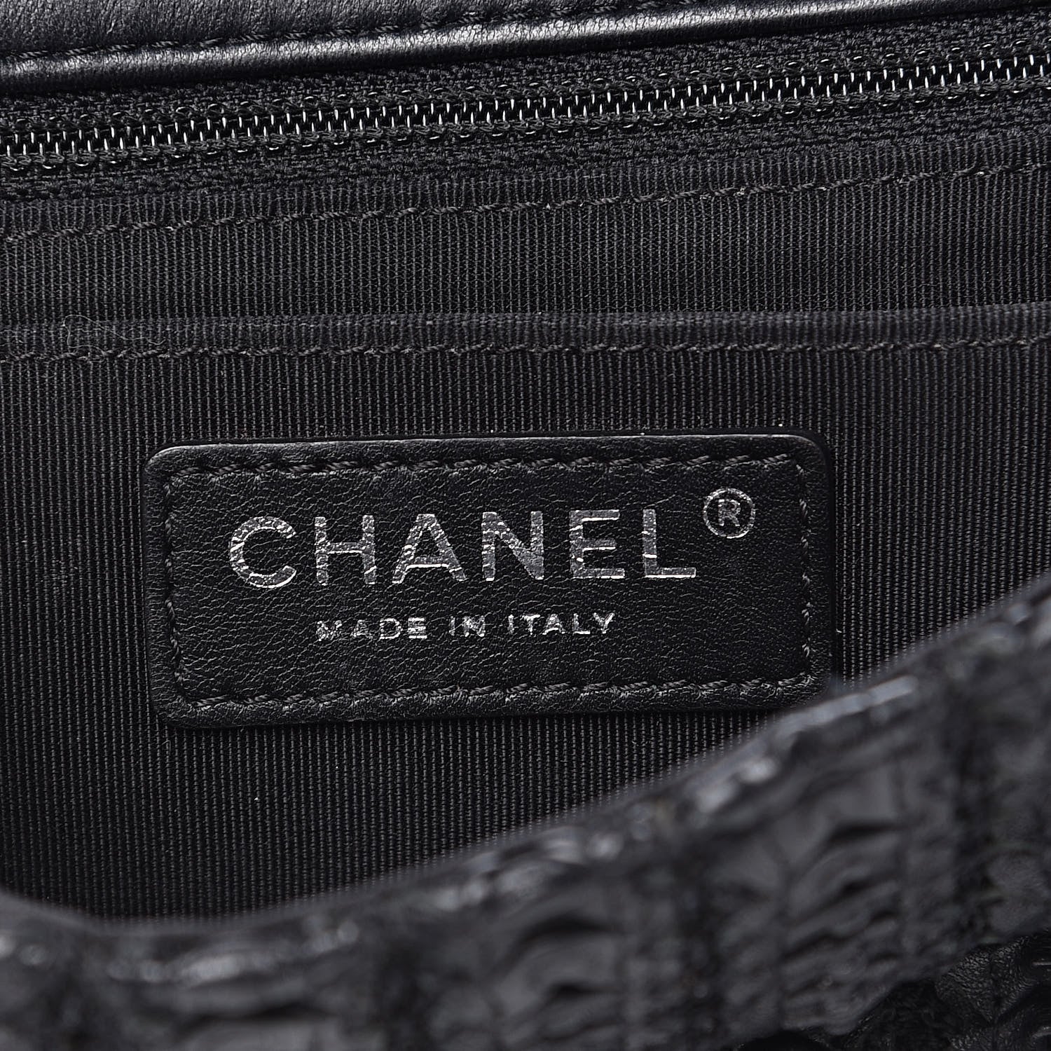 Chanel Lambskin Embroidered Mini Flap Black 6 of 12