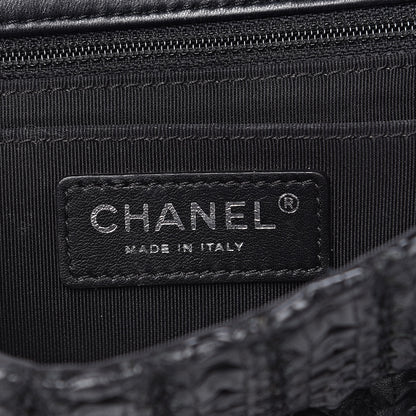 Chanel Lambskin Embroidered Mini Flap Black 6 of 12