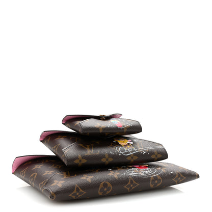 Louis Vuitton Monogram 2023 Christmas Animation Kirigami Pochette Set 5 of 7