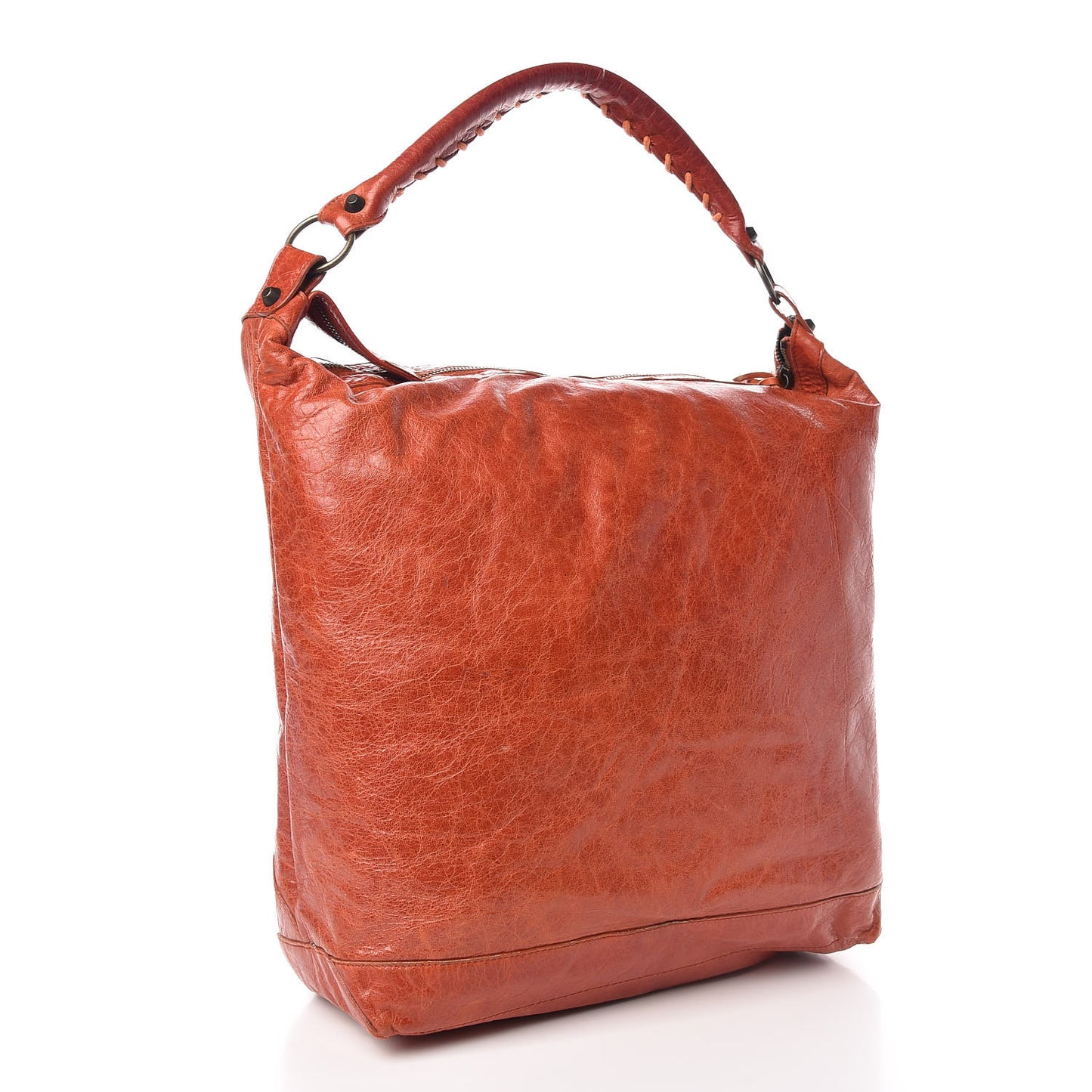 Agneau Classic Hardware Day Hobo Rouille