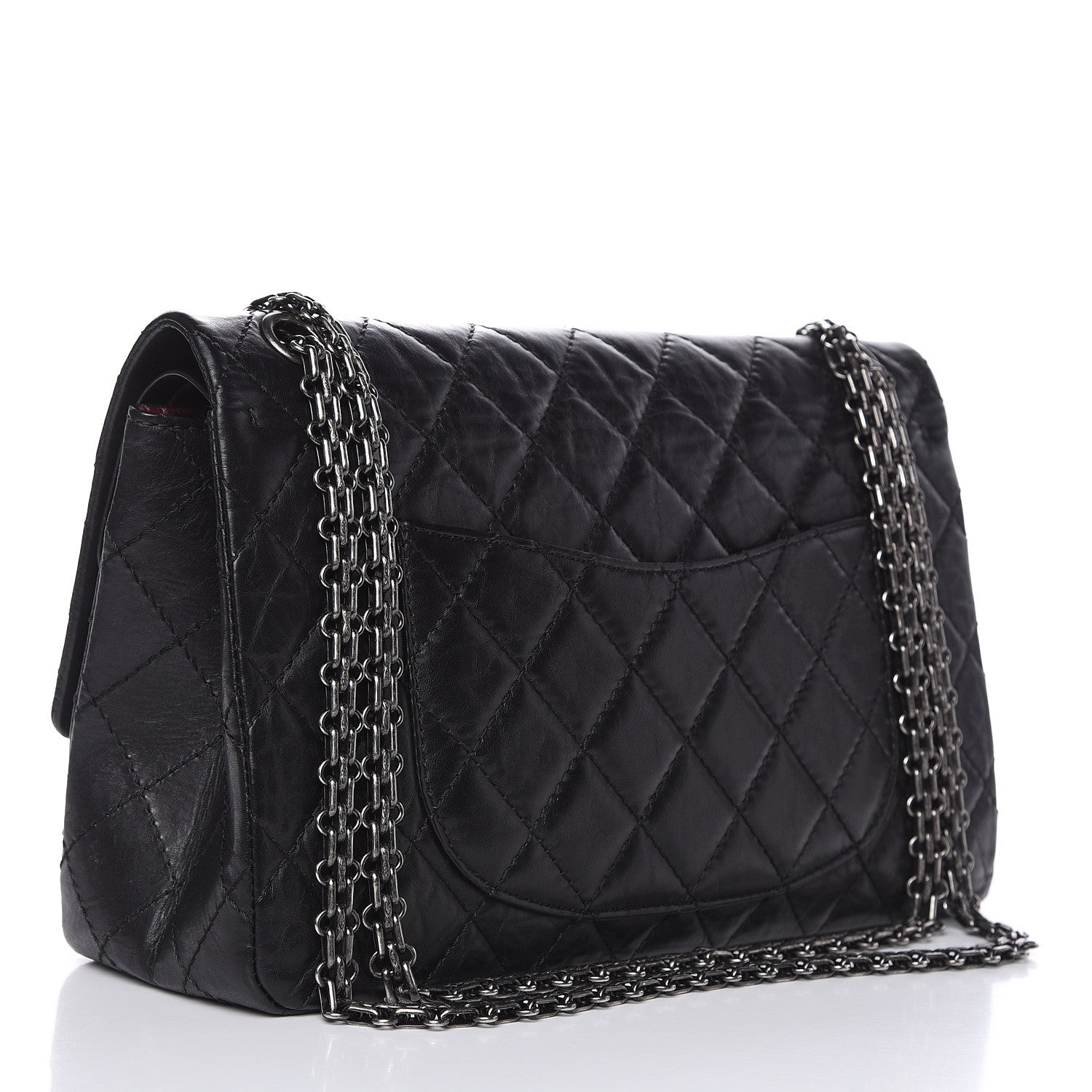 Chanel Aged Calfskin Quilted 2.55 Reissue 226 Flap Black 3 of 12