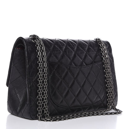 Chanel Aged Calfskin Quilted 2.55 Reissue 226 Flap Black 3 of 12