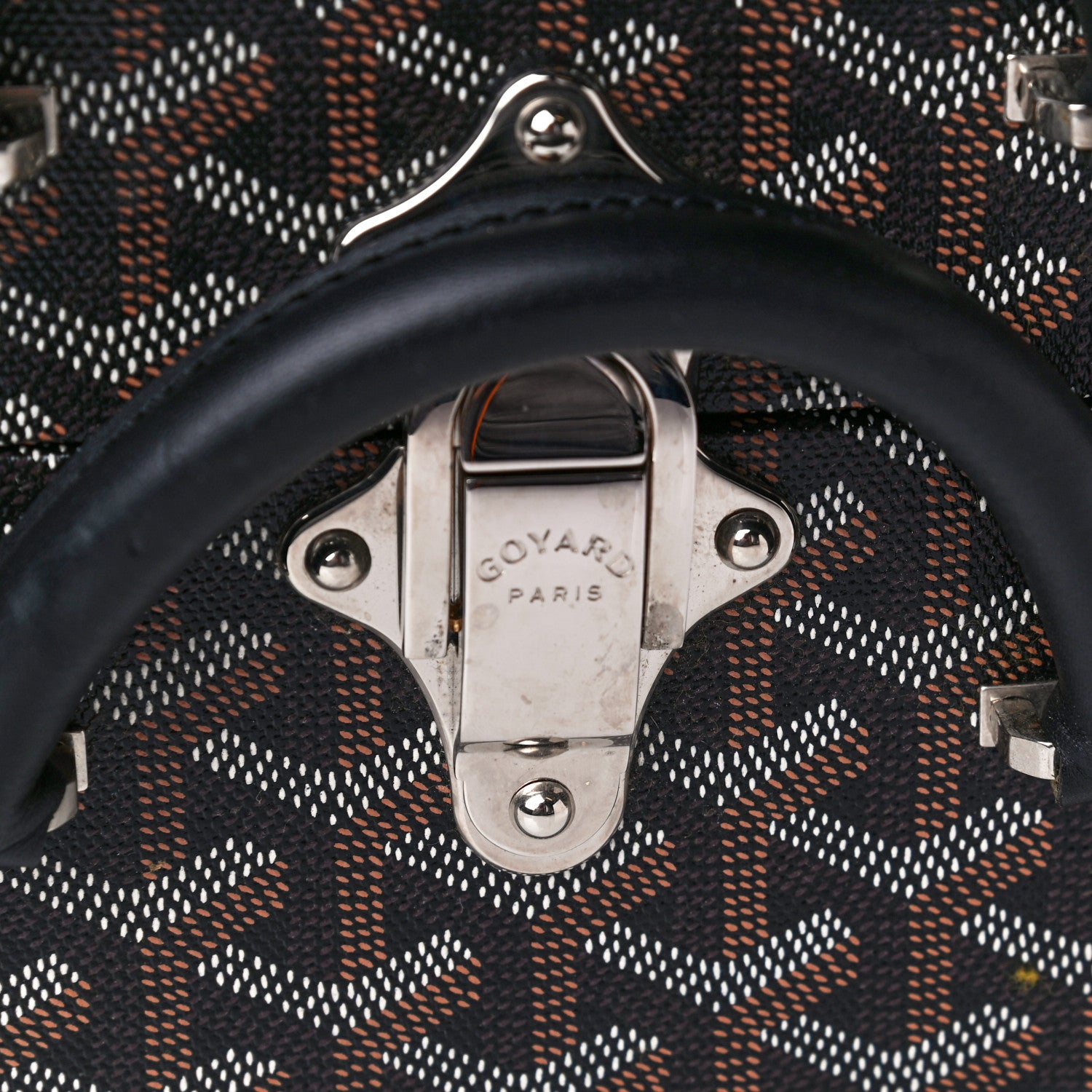 Goyard Goyardine Travelling Pet Bowl Carrier Black 16 of 16