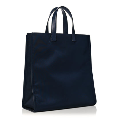 Fendi Nylon Vitello Elite Monster Eyes Tote Blue Scuro White Multicolor 3 of 19
