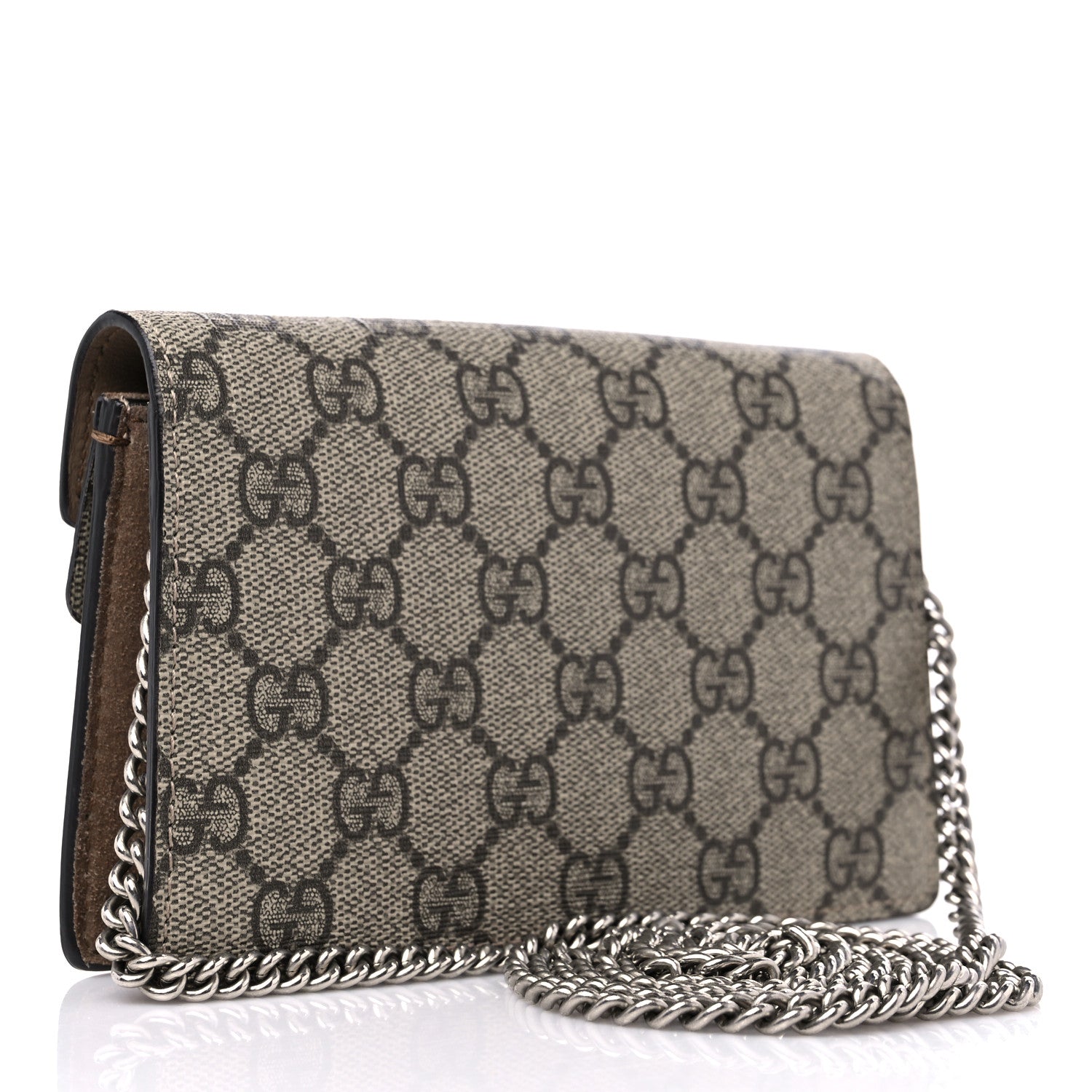 Gucci GG Supreme Monogram Super Mini Dionysus Shoulder Bag Taupe 3 of 8