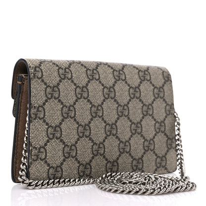 Gucci GG Supreme Monogram Super Mini Dionysus Shoulder Bag Taupe 3 of 8