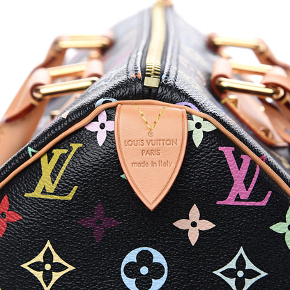 Louis Vuitton Monogram Multicolor Speedy 30 Black 5 of 11