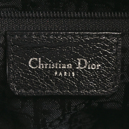 Christian Dior Shiny Goatskin Saddle Bag Black 6 of 10