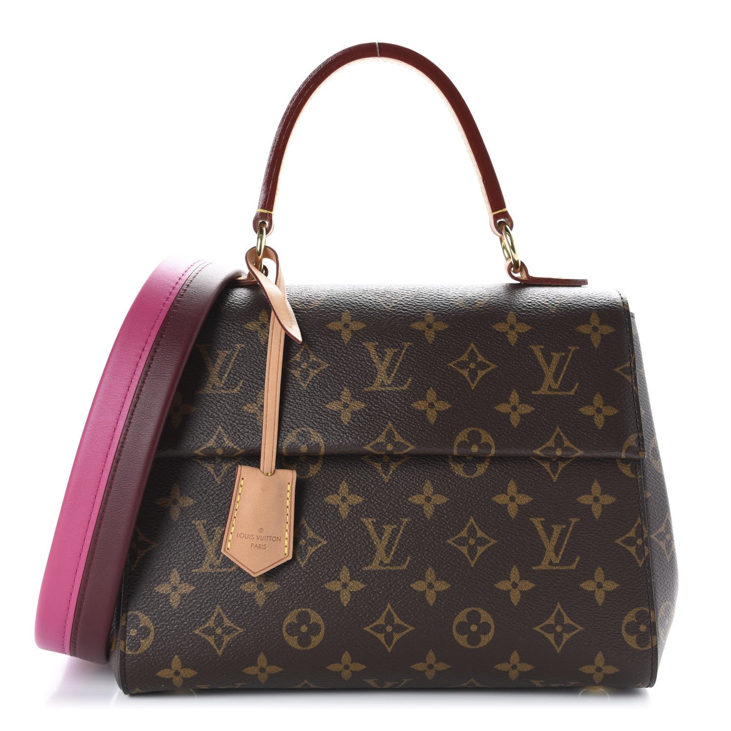 Monogram Cluny BB Bordeaux Fuchsia