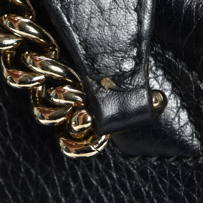 Gucci Pebbled Calfskin Medium Soho Chain Shoulder Bag Black 10 of 10
