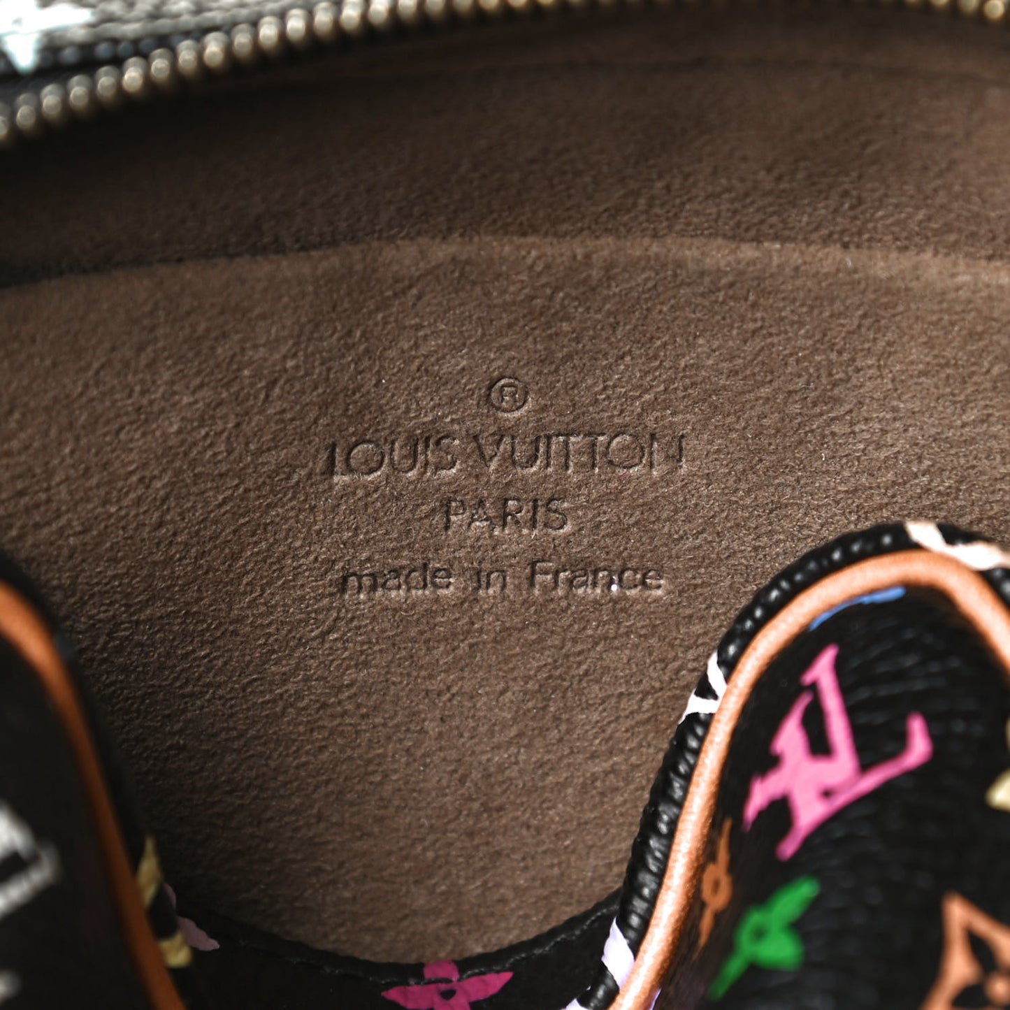 Monogram Multicolor Trousse Wapity Black
