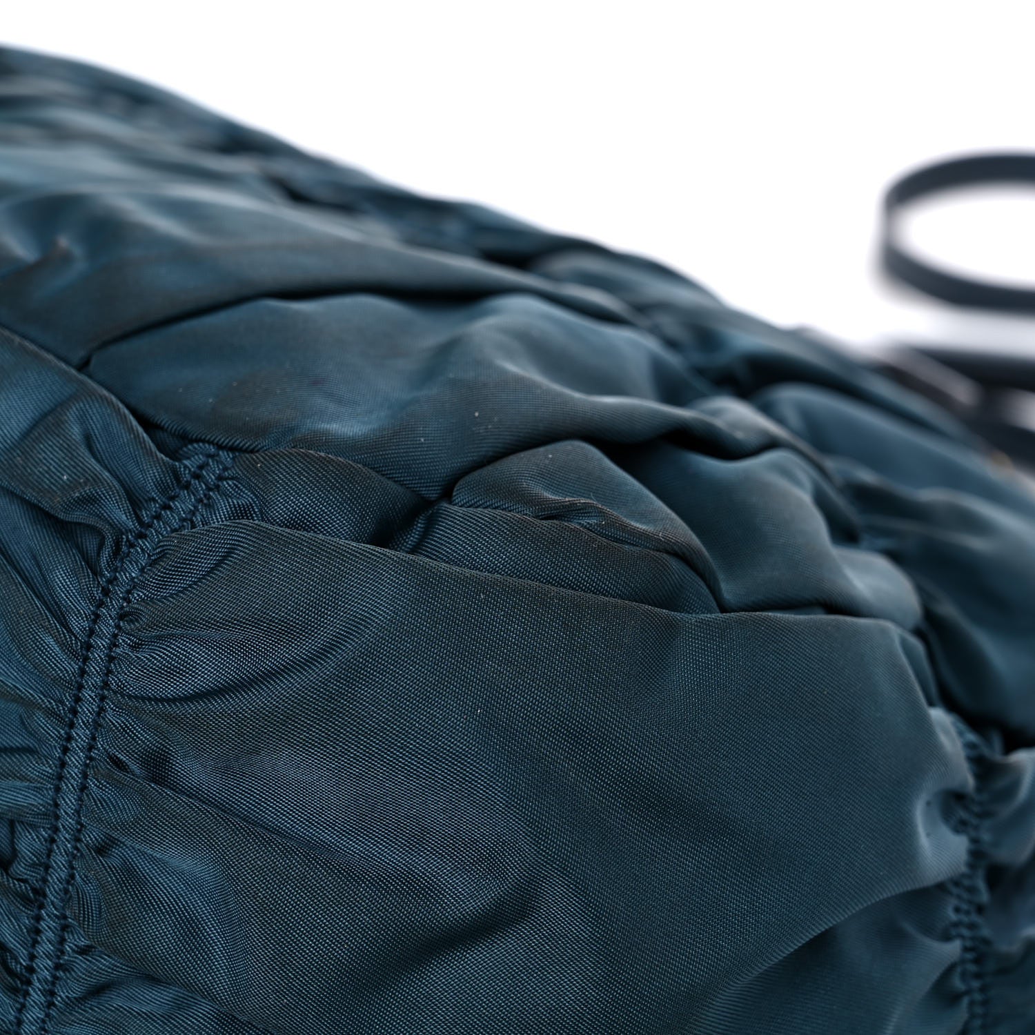 Prada Tessuto Nylon Nappa Gaufre Shopping Satchel Baltico 11 of 49