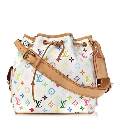 Louis Vuitton Monogram Multicolor Petit Noe White 1 of 10
