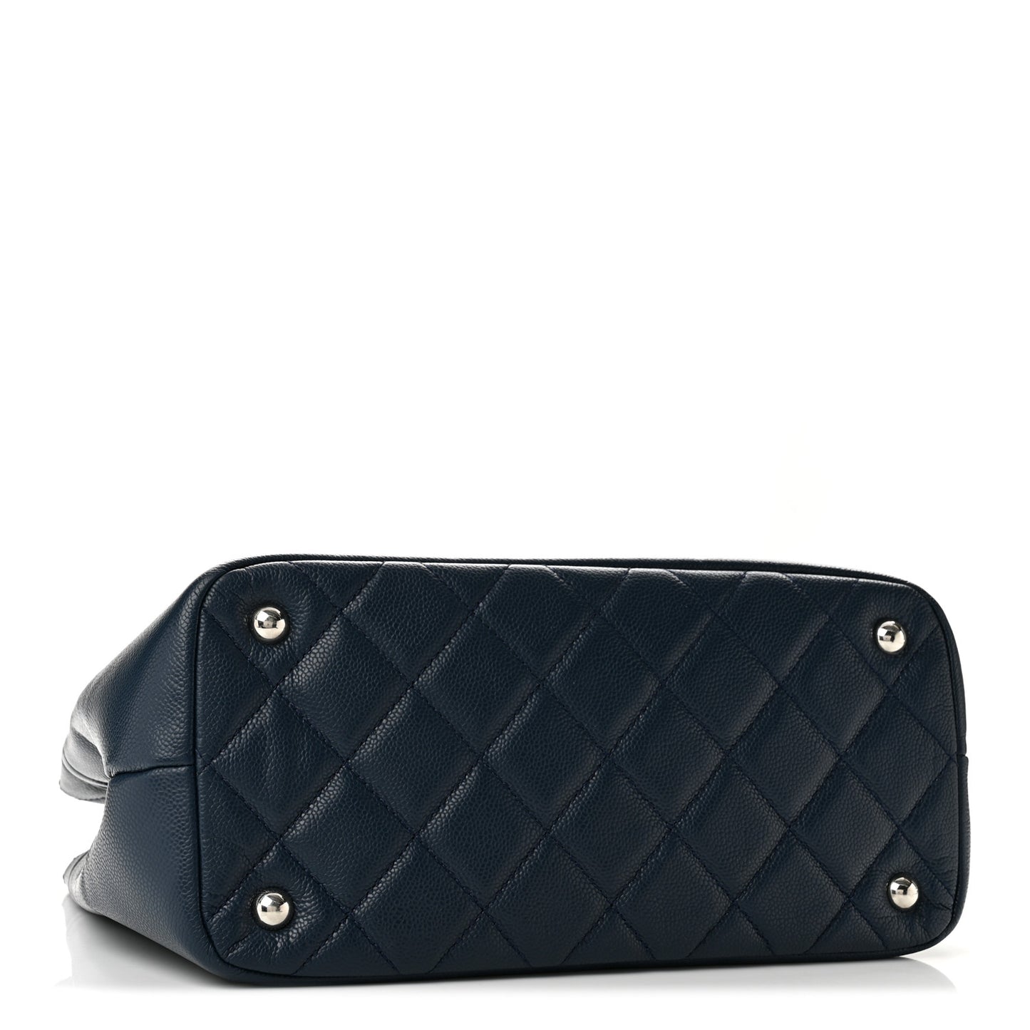 Caviar Timeless CC Soft Tote Navy Blue
