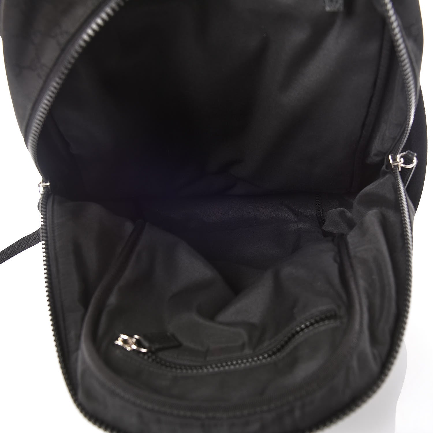 Gucci Nylon Monogram Slim Backpack Black 7 of 11