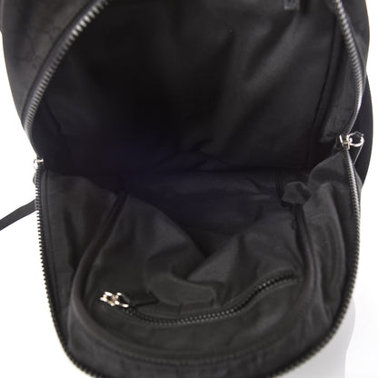 Gucci Nylon Monogram Slim Backpack Black 7 of 11