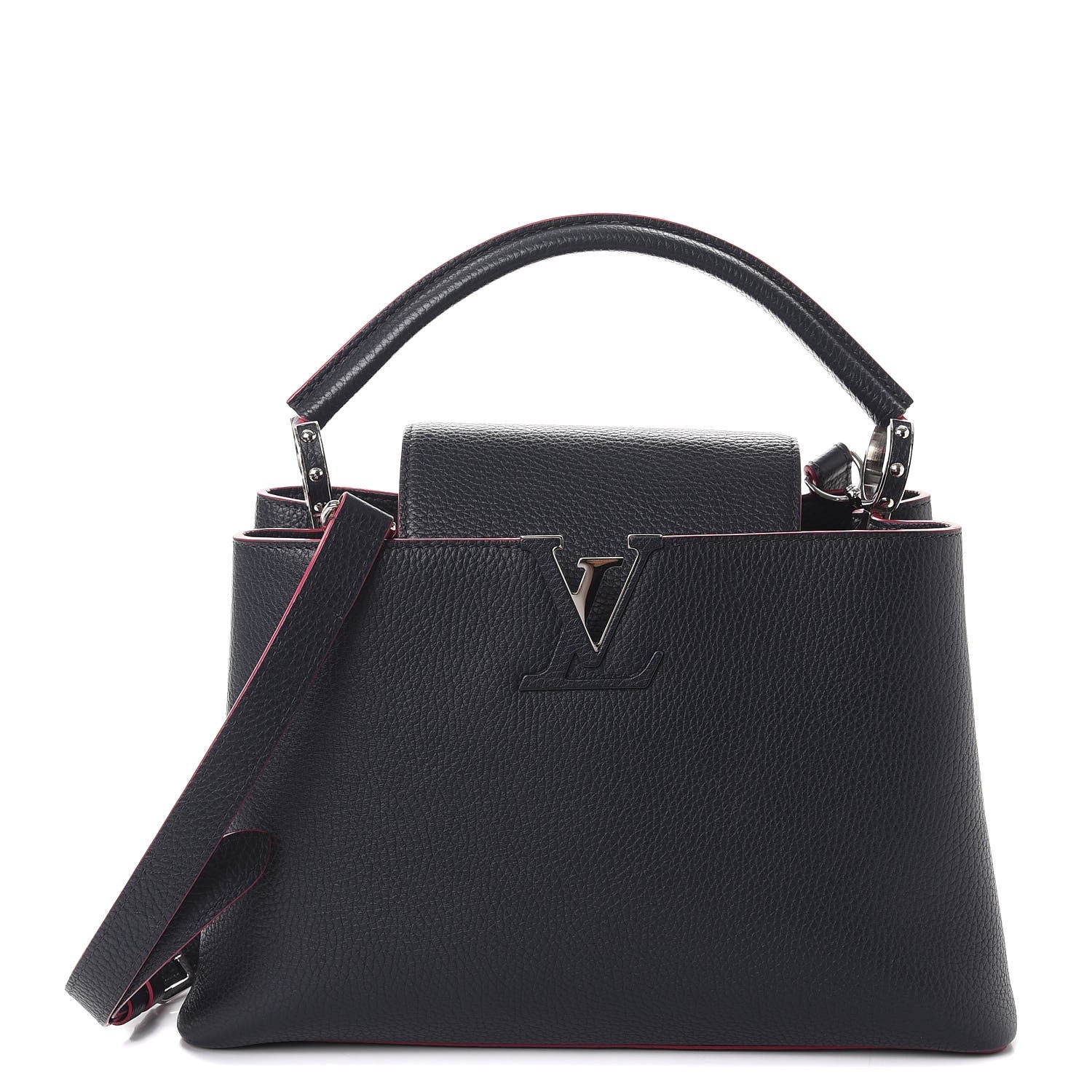 Louis Vuitton Taurillon Capucines PM Cobalt 1 of 10