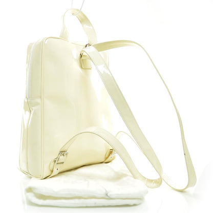 Gucci Patent GG Backpack Ivory 3 of 9