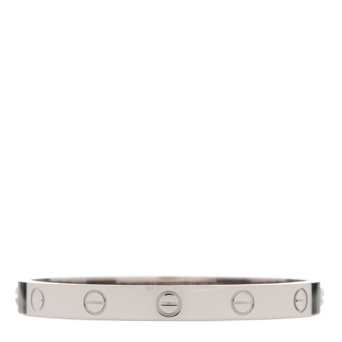 18K White Gold LOVE Bracelet 15