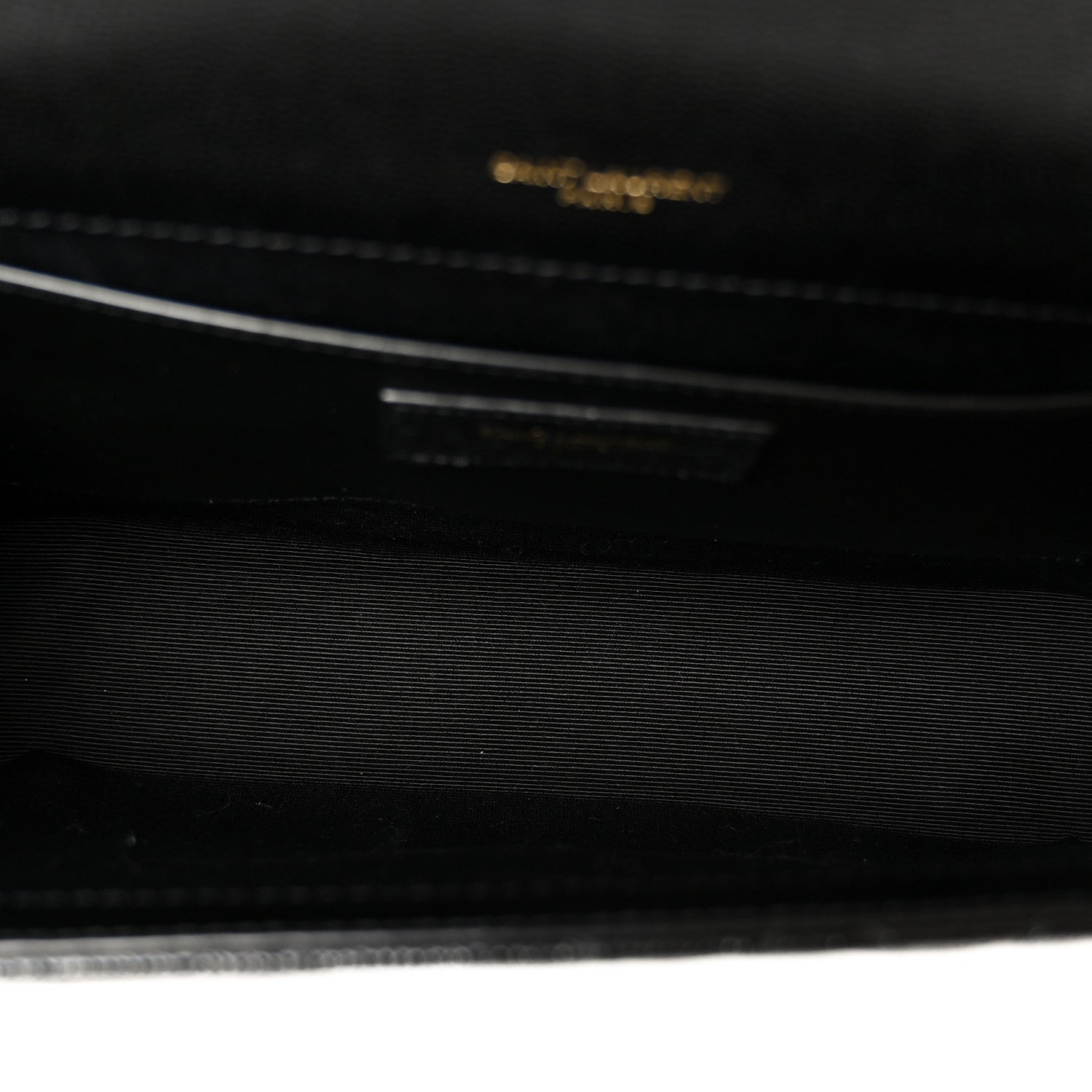 Saint Laurent Grain De Poudre Textured Mixed Matelasse Triquilt Medium Monogram Satchel Black 5 of 11