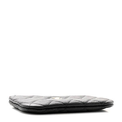 Chanel Caviar Quilted Small Cosmetic Case Black 4 of 8