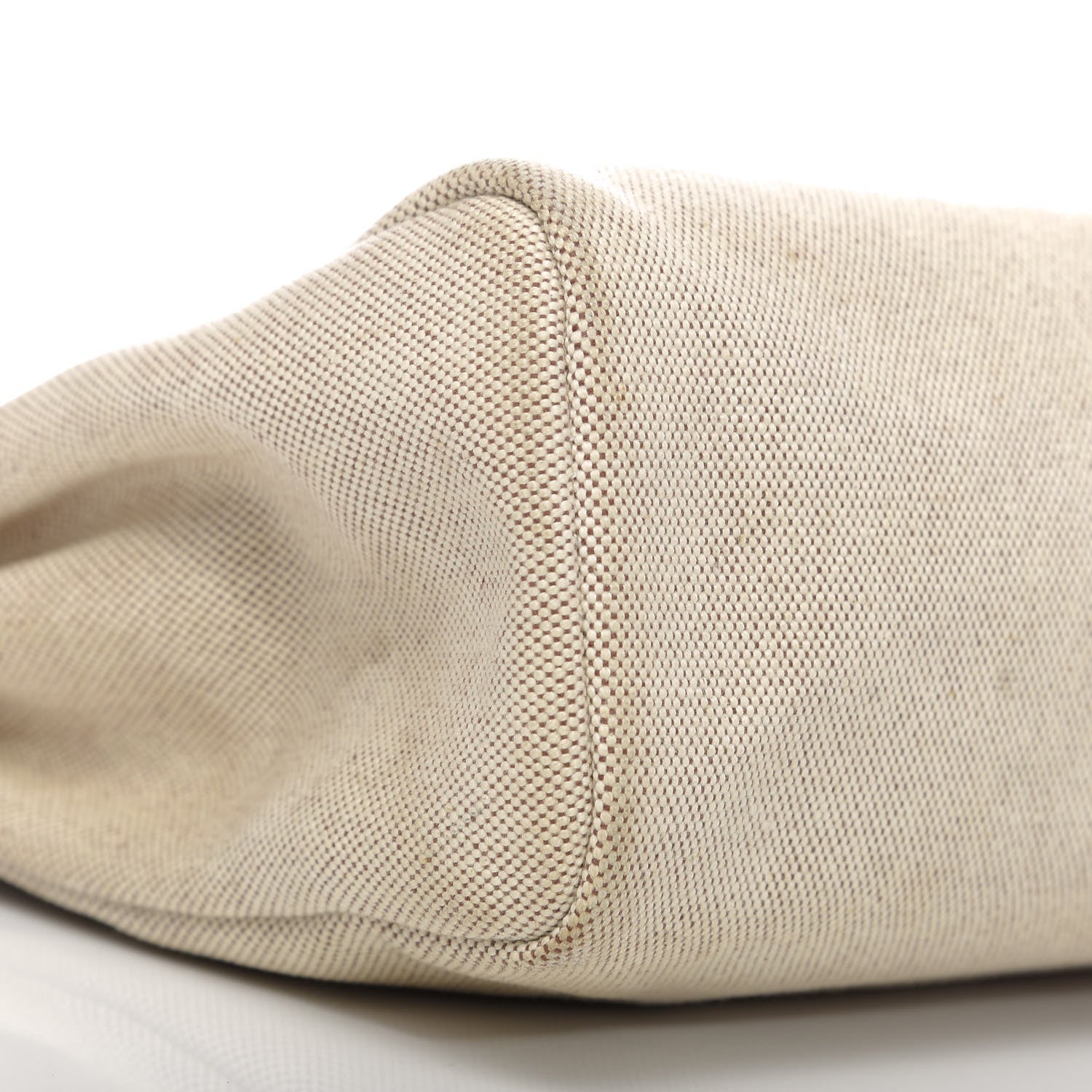 Hermes Toile Vache Calfskin Herbag 30 PM Natural 16 of 19