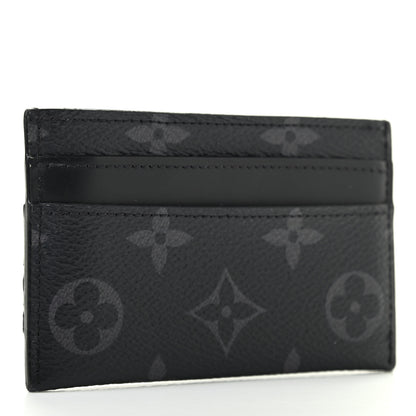 Louis Vuitton Monogram Eclipse Porte-Cartes Double Card Holder 3 of 7