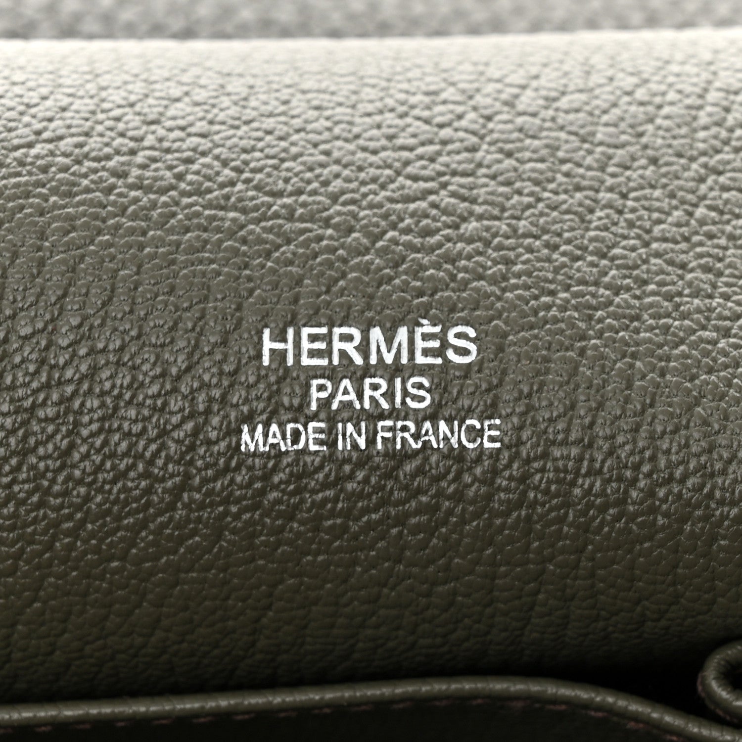 Hermes Taurillon Clemence Jypsiere 34 Etain 6 of 13