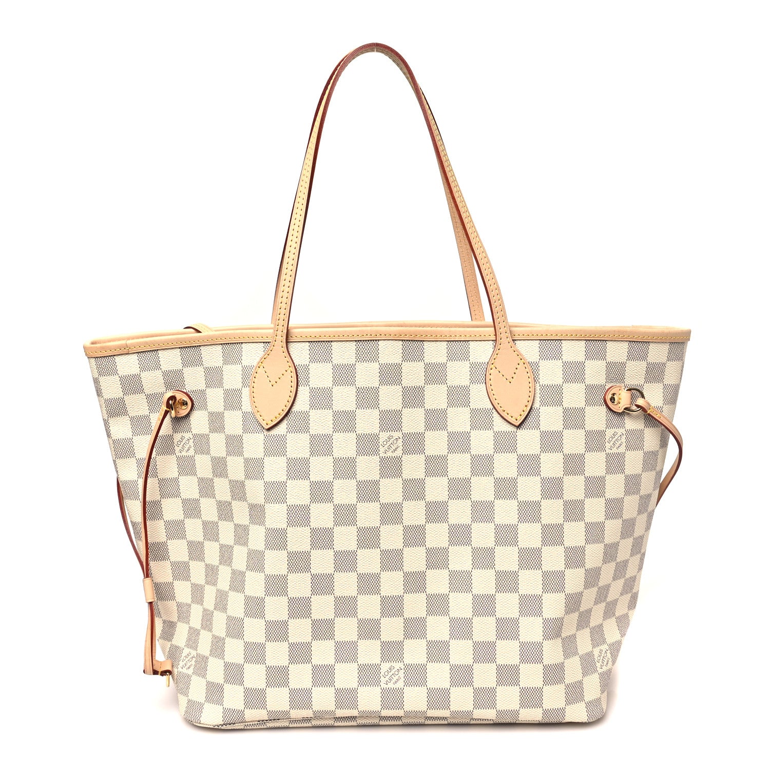 Louis Vuitton Damier Azur Neo Neverfull MM Rose Ballerine 1 of 9