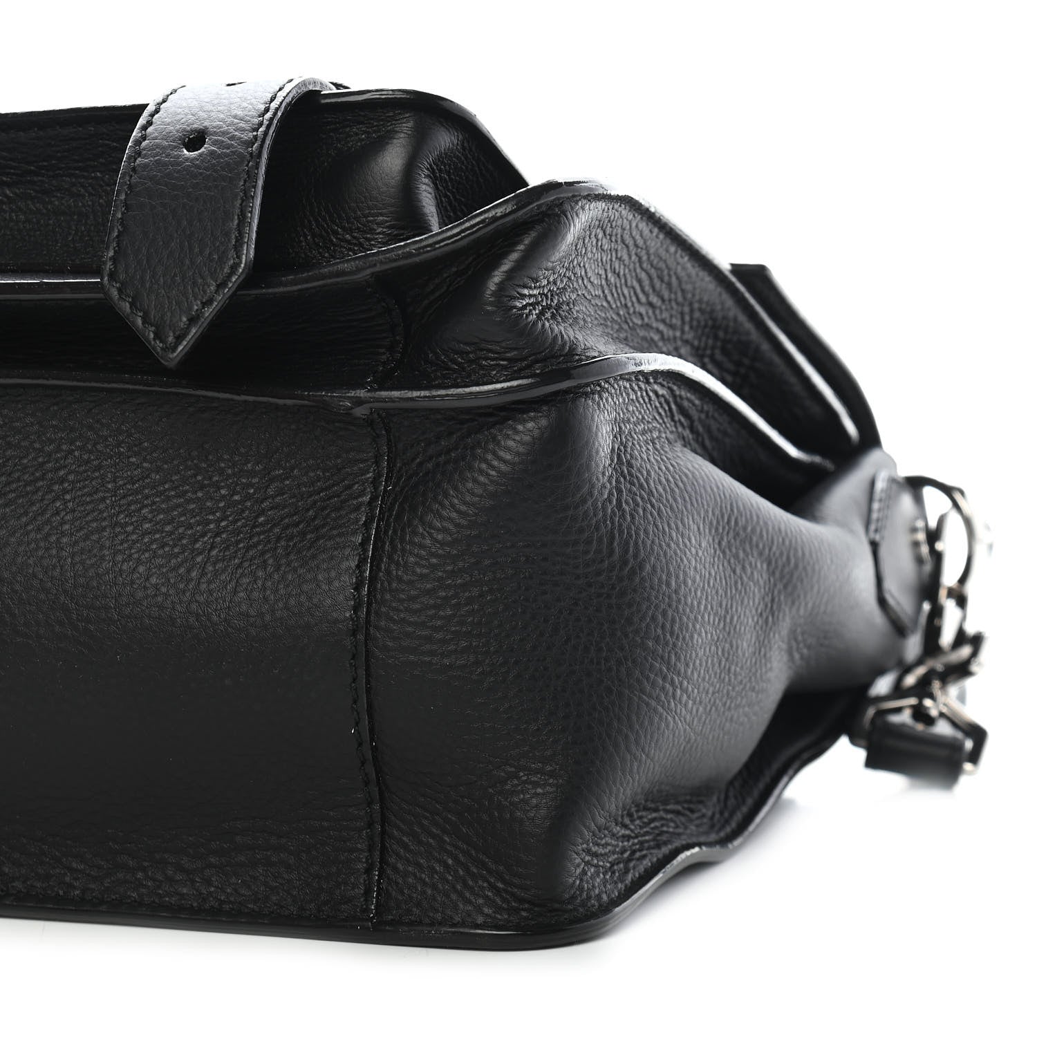 Proenza Schouler Soft Grainy Calfskin Medium PS1 Satchel Black 8 of 8