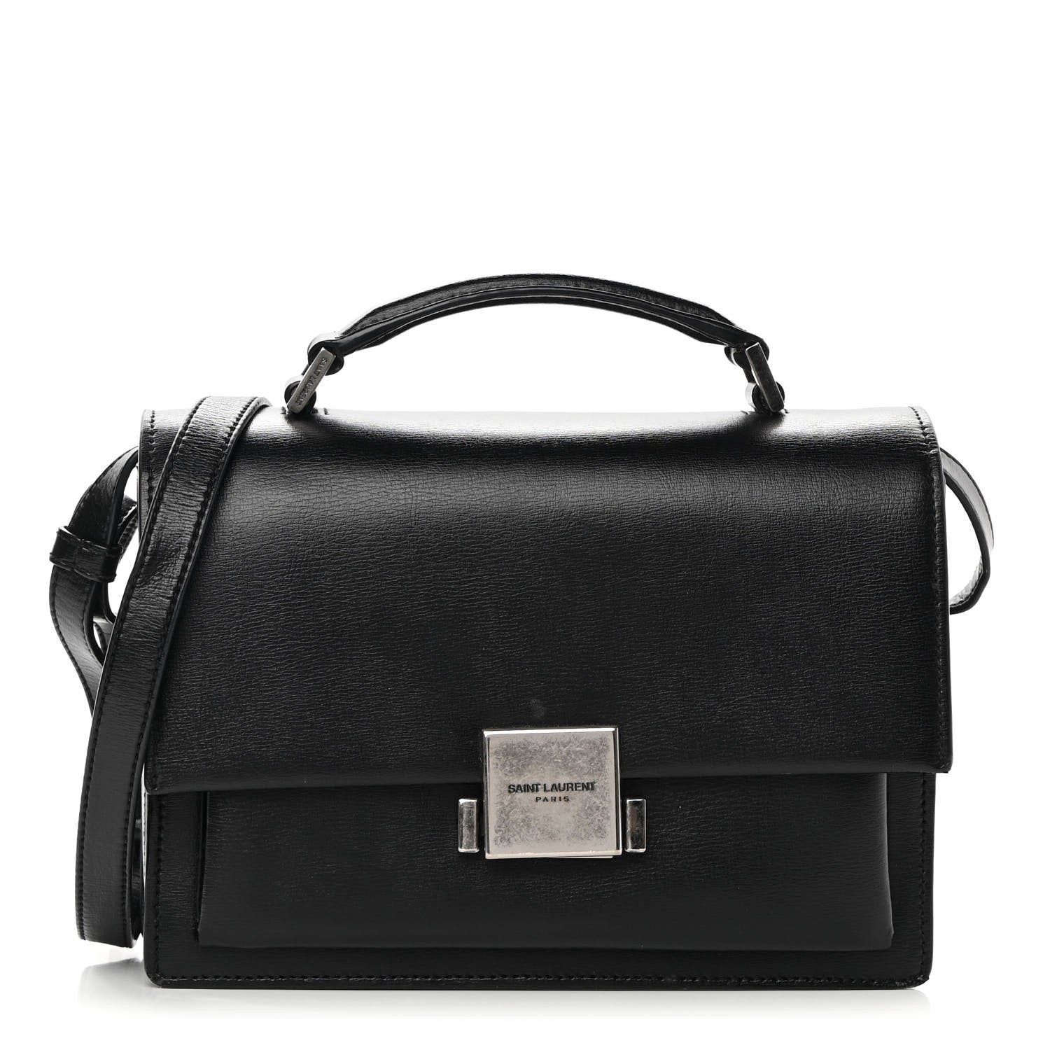 Saint Laurent Calfskin Medium Bellechasse Satchel Black 1 of 20