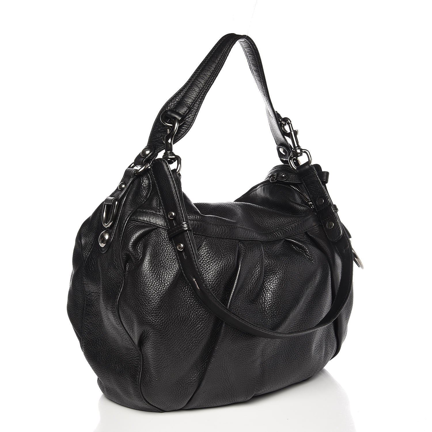 Gucci Guccissima Icon Bit Shoulder Bag Black 3 of 7