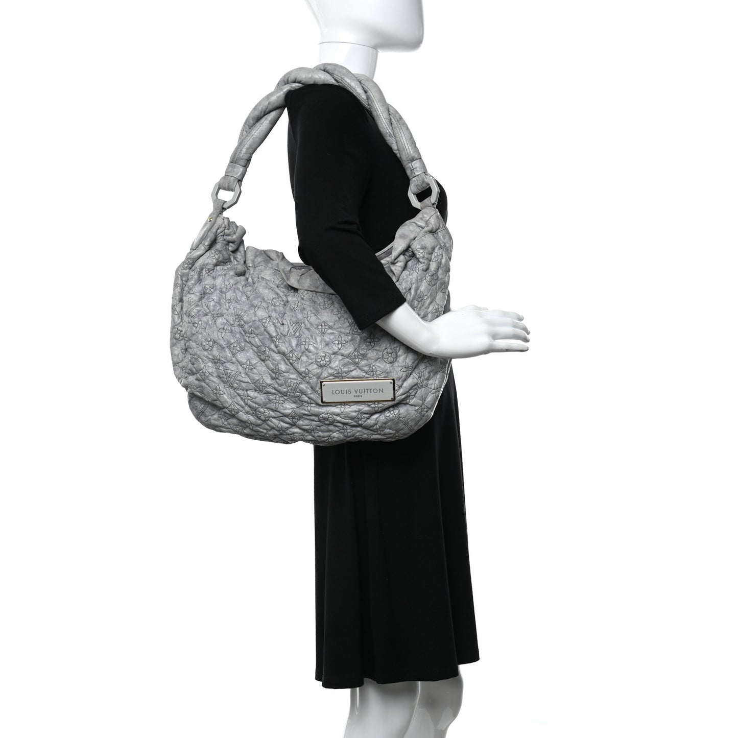 Lambskin Olympe Nimbus GM Gris Perle